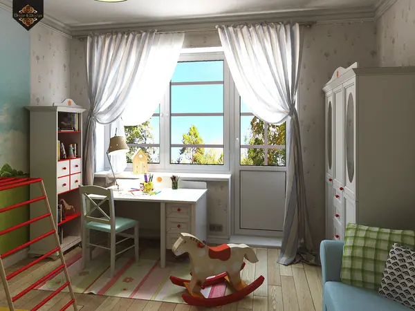 "Фьюжн в интерьере"трехкомнатная квартира в Казани по ул. Муштари