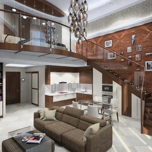 Однушка в 2 уровня