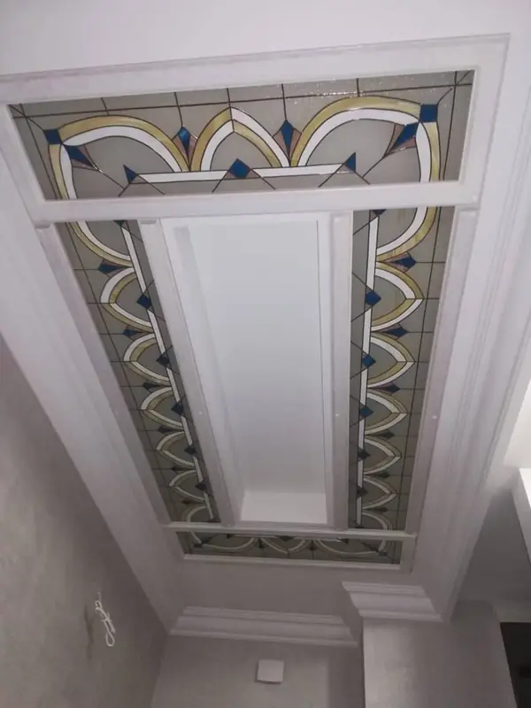 Потолочный витраж в ЖК "Сердце города"