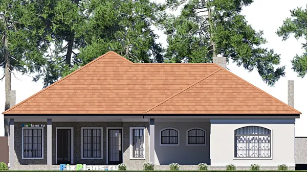 Проект одноэтажного дома 19х24м S302м2 F-17279