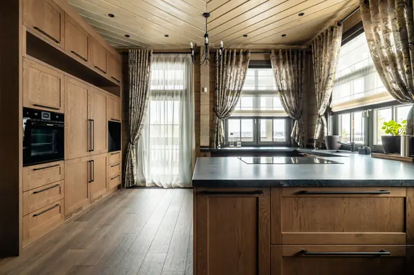 Кухня из массива дуба