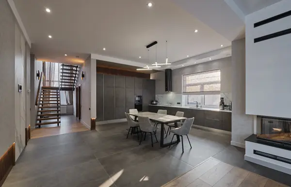 Интерьерная съёмка загородного дом