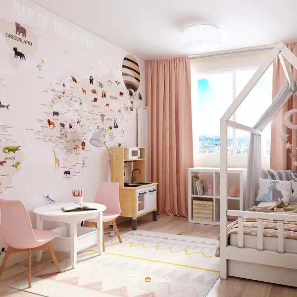 Квартира у Парижа с современным дизайном