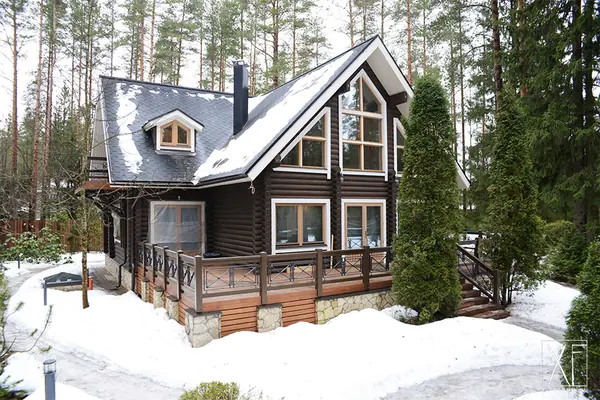 Кованое ограждение террасы