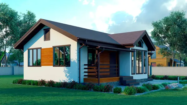 Каркасный дом, проект 16СБ01-ДО-8X9-85