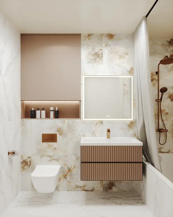 Дизайн-проект ванной комнаты