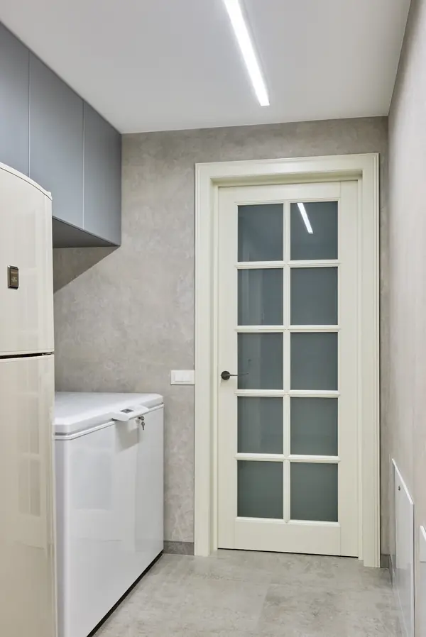 Кантри Ral 1013 в интерьере дома