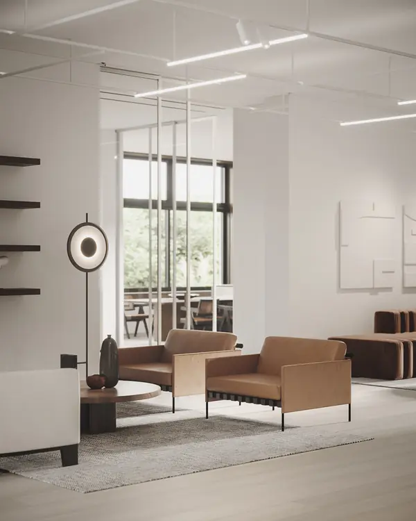 The Whale – Minimalist modern hall