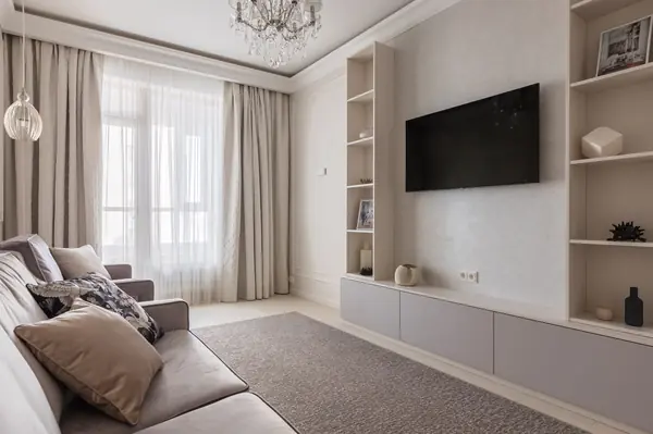 Четырехкомнатная квартира в стиле неоклассика 164 м2