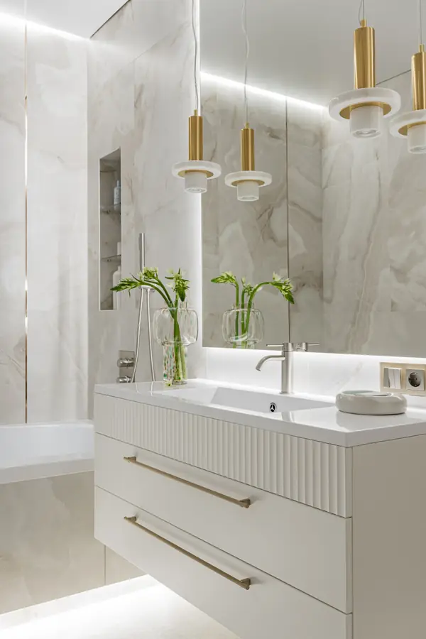 Ванная комната. Фото реализованного проекта