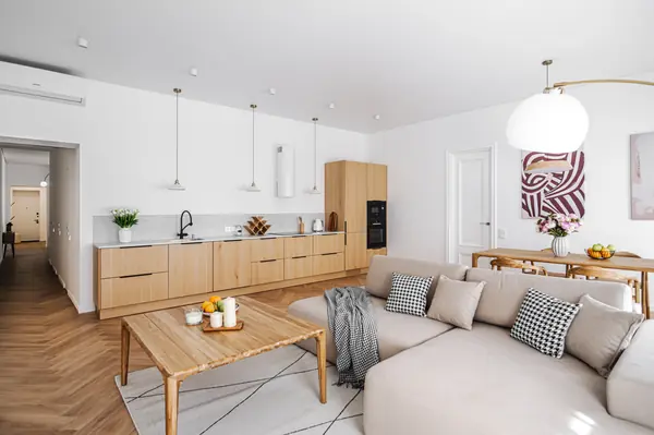 Светлая квартира в скандинавском стиле