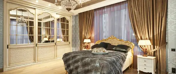 Интерьер в стиле эклектики с элементами французской классики