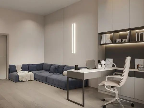 Светлая квартира для семьи из двух человек