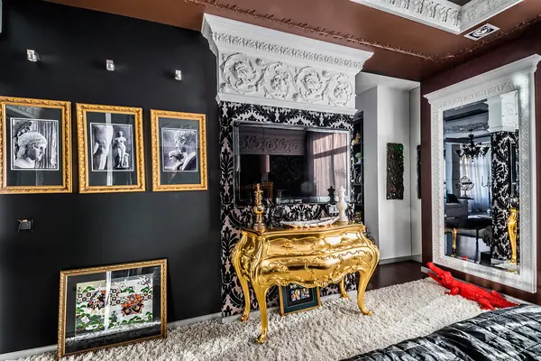 Съёмка интерьера квартиры в стиле фьюжн.