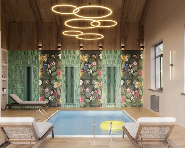 Банный комплекс с бассейном