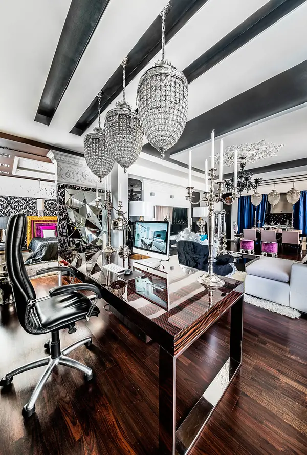 Съёмка интерьера квартиры в стиле фьюжн.