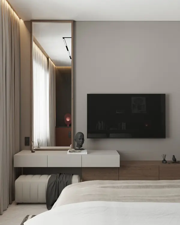 КП Первозванный 1, гостиная (вариант 2)