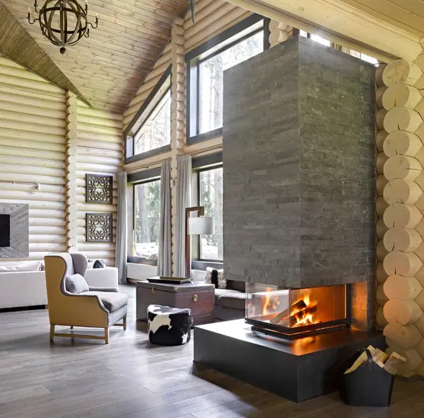 Деревянный дом на Волге в Ульяновской области