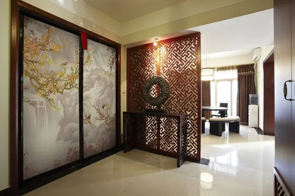 Холл с фреской La Stanza из коллекции «Шинуазри»