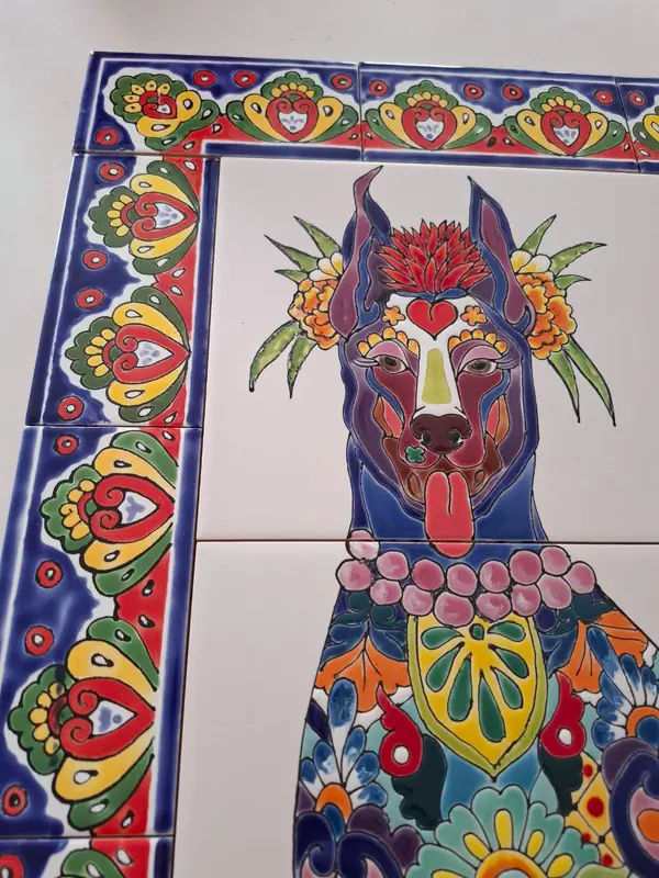 Панно "Зауэр и Дэбора" 75х75см