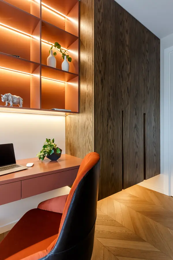 Реализованный дизайн проект квартиры в ЖК "Горный"