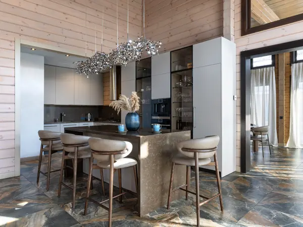 Загородный дом в стиле шале.