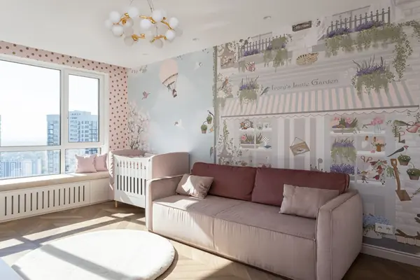 Практичная квартира для семьи с дочкой-школьницей