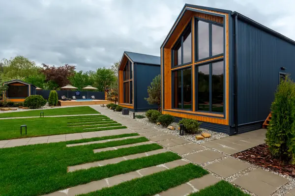 Ландшафтный дизайн базы отдыха «8 сосен»