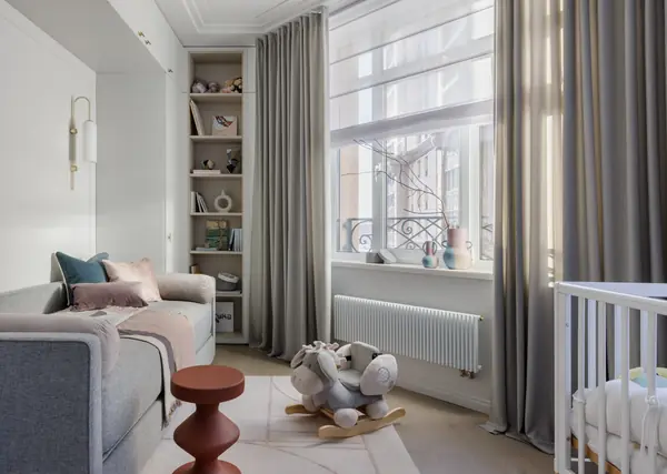 Детская комната – спокойный и элегантный дизайн