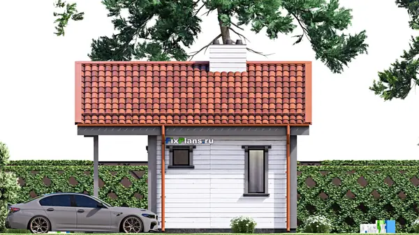 Проект одноэтажного дома 6х7м S29м2 F-15524