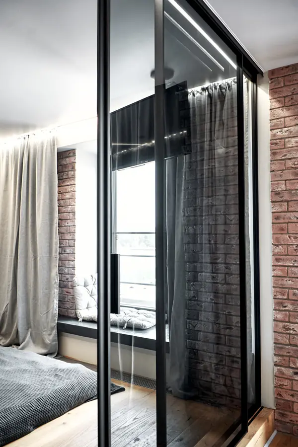 Угловая интерьерная перегородка raumplus