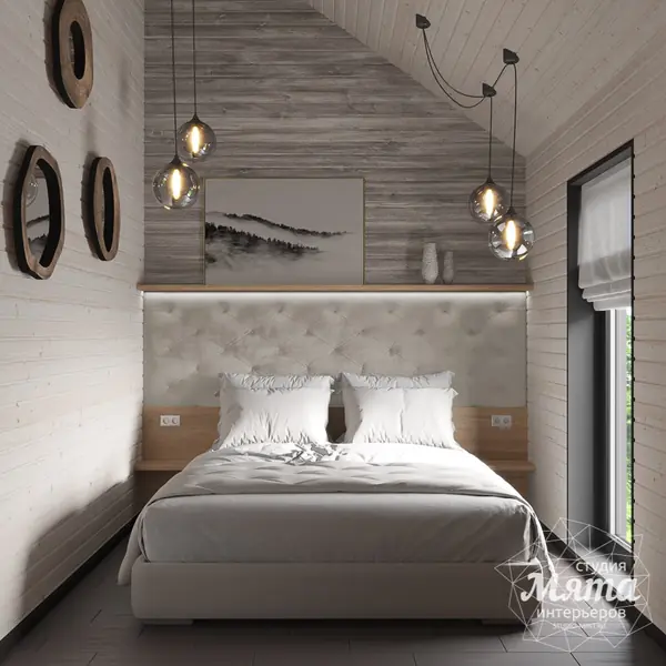 Дизайн-проект одноэтажного дома с террасой 63 м2