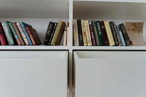 Стеллаж raumplus белый платиновый