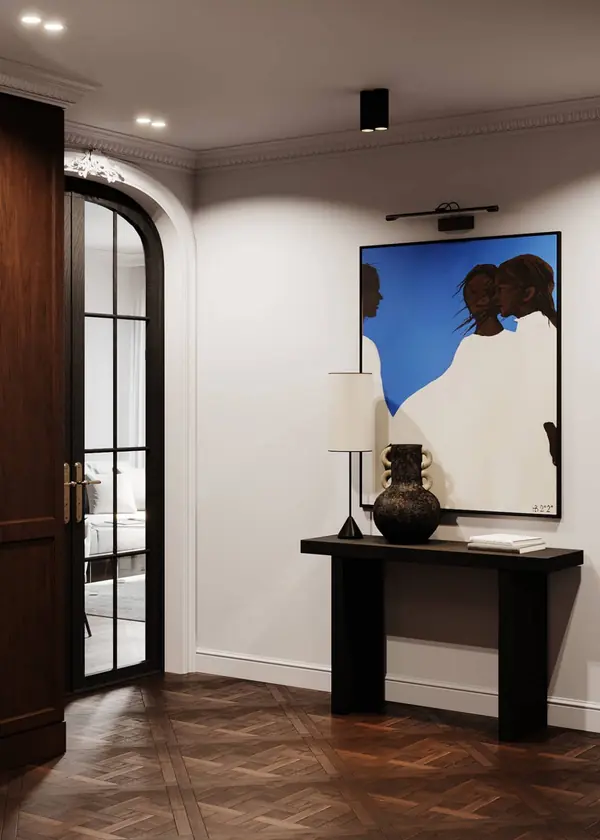 Пространство с нотами французского стиля