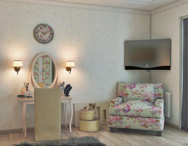 Интерьер трёхкомнатной квартиры. Лофт.