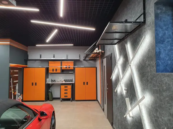 Стильный гараж на 2 машины 77 м2