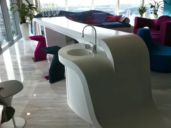 Волна, Corian Glacier White