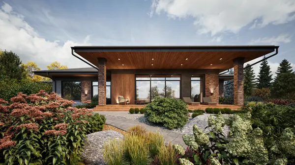 Прерий на берегу озера