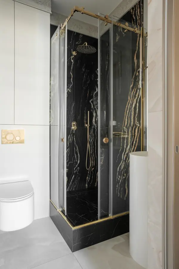 Дизайн проект квартиры 95 м2  ЖК "  Richmond Residence "душевая