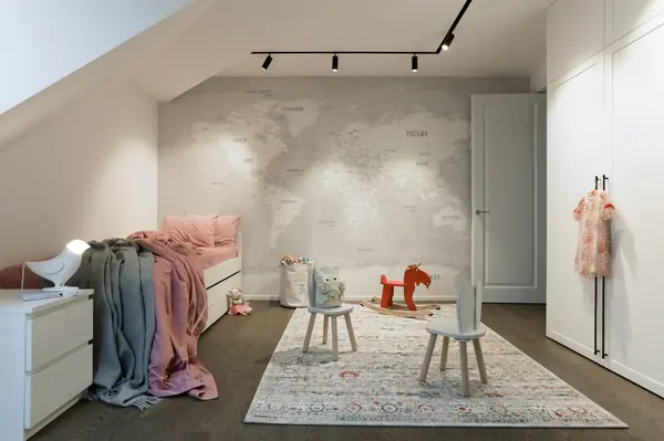 Детская в двухуровневой квартире