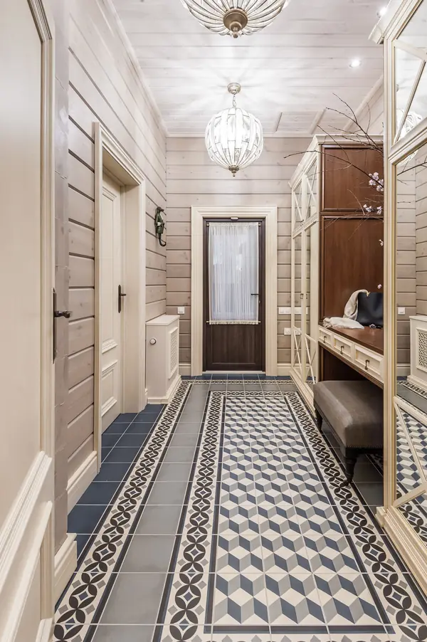 ДЕРЕВЯННЫЙ ДОМ В СТИЛЕ АНГЛИЙСКИЙ КАНТРИ.