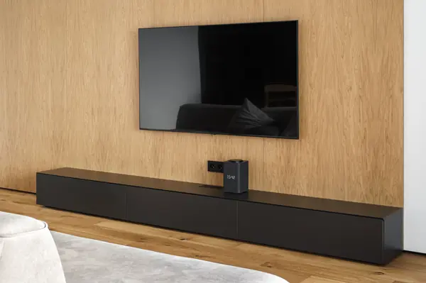 Гостиная тв тумба черная