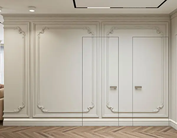 Просторная квартира с гостевой в классическом стиле