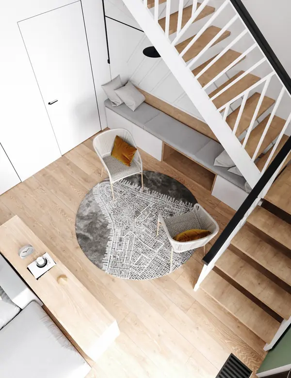 Дача Лаки Парк, гостиная