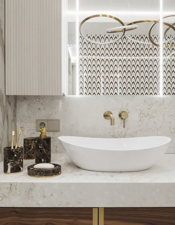 Реализация современной четырехкомнатной квартиры площадью 170 м²