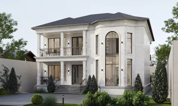 Экстерьер частного дома в Москве