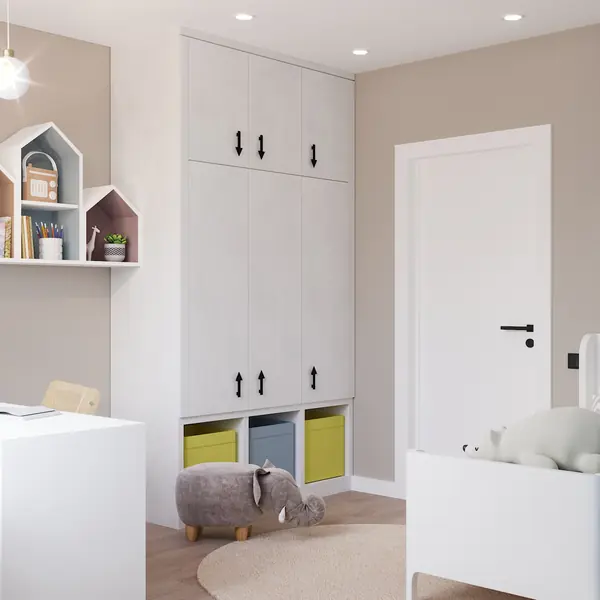 Дизайн-проект квартиры, площадью 99,1 м2 в г. Новосибирск