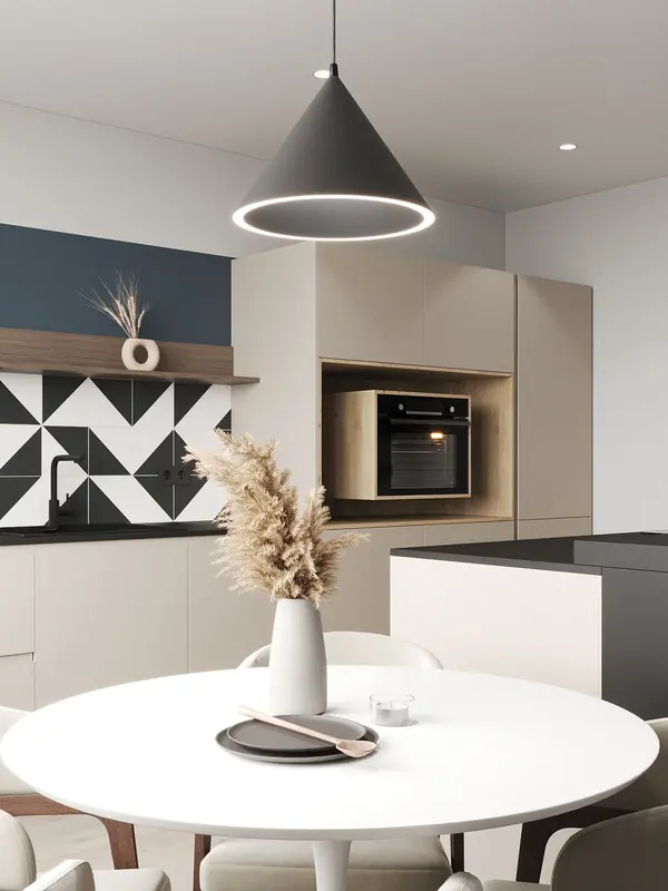 Квартира для молодой семьи с элементами сканди