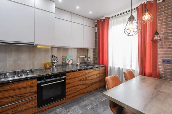 Кухня из шпона