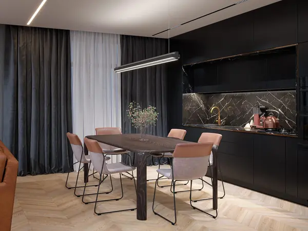 Kitchen in Scandinavia Residential Complex